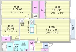 百合が原駅 徒歩28分 2階の物件間取画像